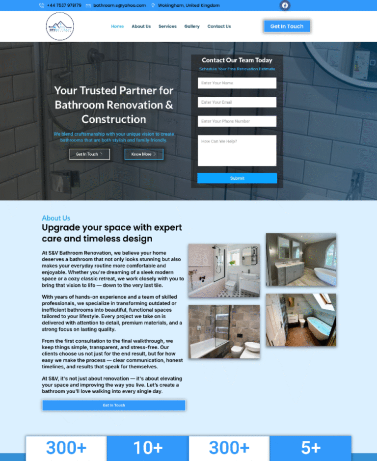 sv bathroom renovations